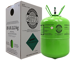 R407A Refrigerant 25 lb Cylinider with Packaging